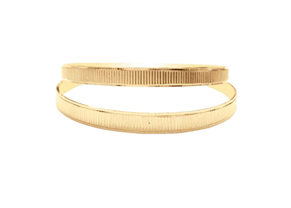 Gold Plated | Diamond Cut Bangles